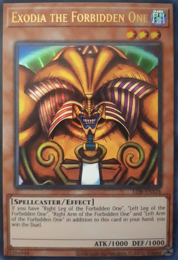 Exodia the Forbidden One (25th Anniversary) [LOB-EN124] Ultra Rare | Odin's Place