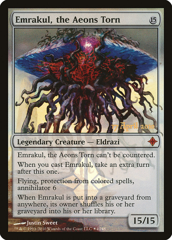 Emrakul, the Aeons Torn (4) [Rise of the Eldrazi Prerelease Promos] | Odin's Place