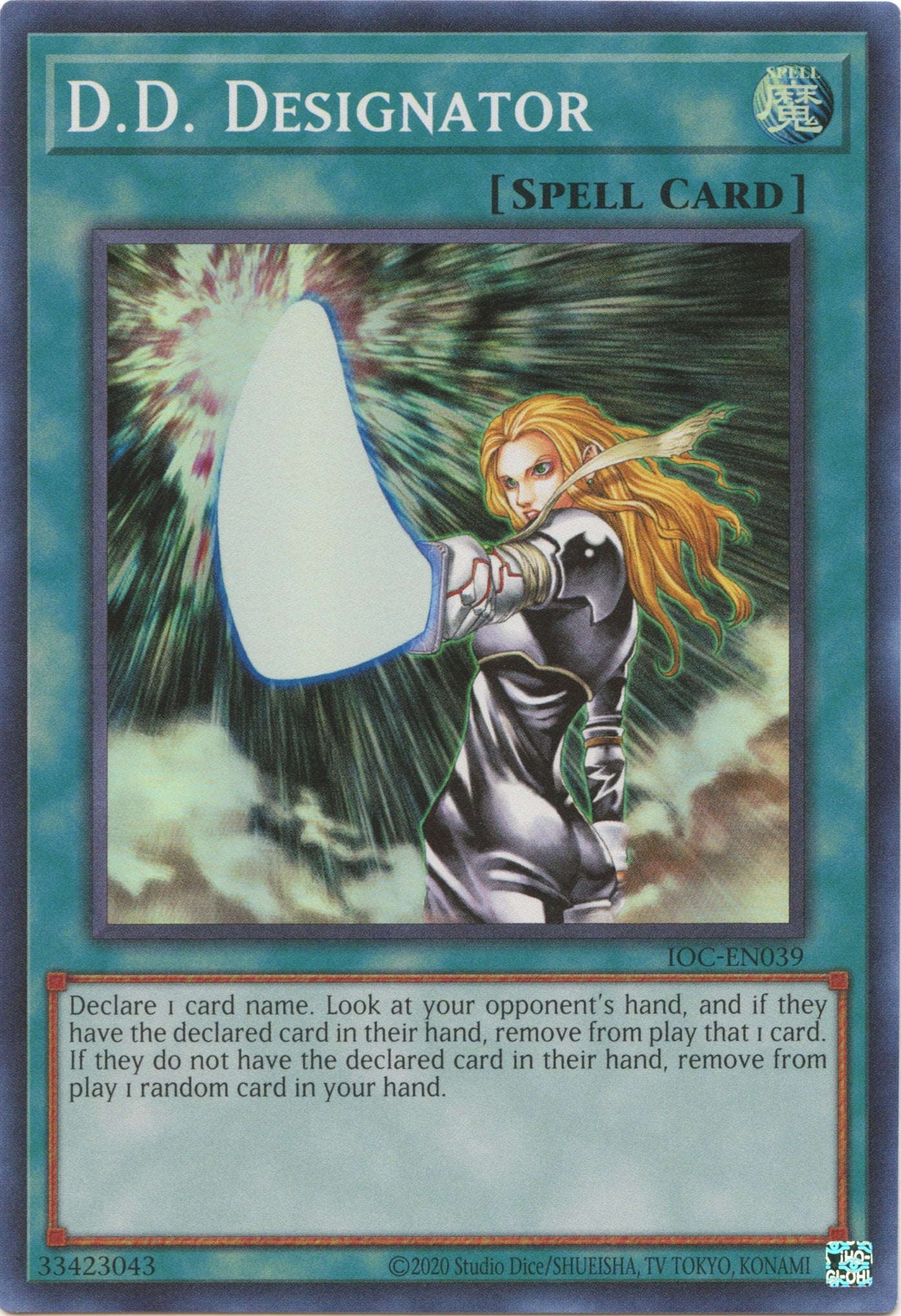 D.D. Designator (25th Anniversary) [IOC-EN039] Super Rare | Odin's Place