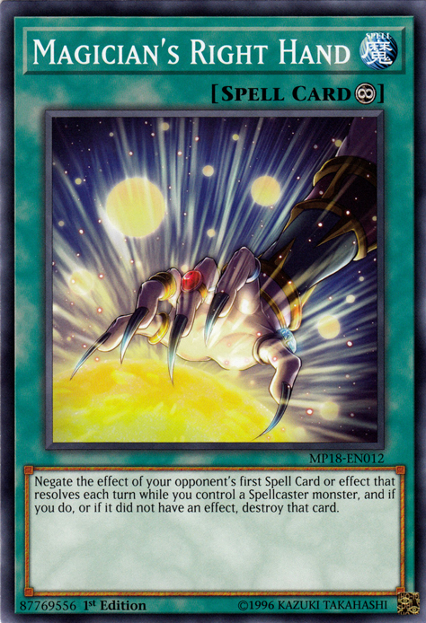 Magician's Right Hand [MP18-EN012] Common | Odin's Place