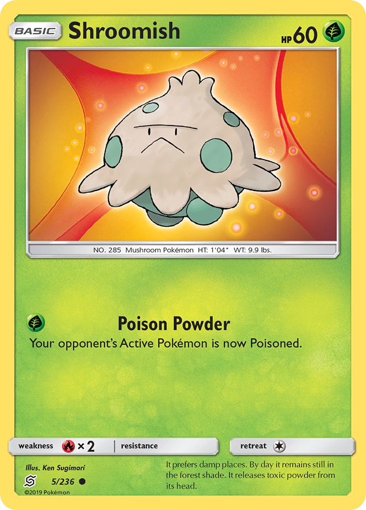 Shroomish (5/236) [Sun & Moon: Unified Minds] | Odin's Place