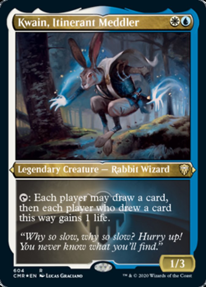 Kwain, Itinerant Meddler (Etched) [Commander Legends] | Odin's Place