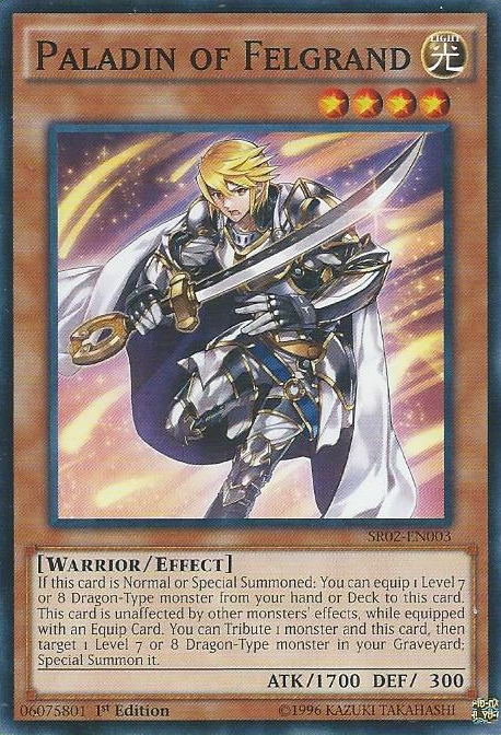 Paladin of Felgrand [SR02-EN003] Common | Odin's Place
