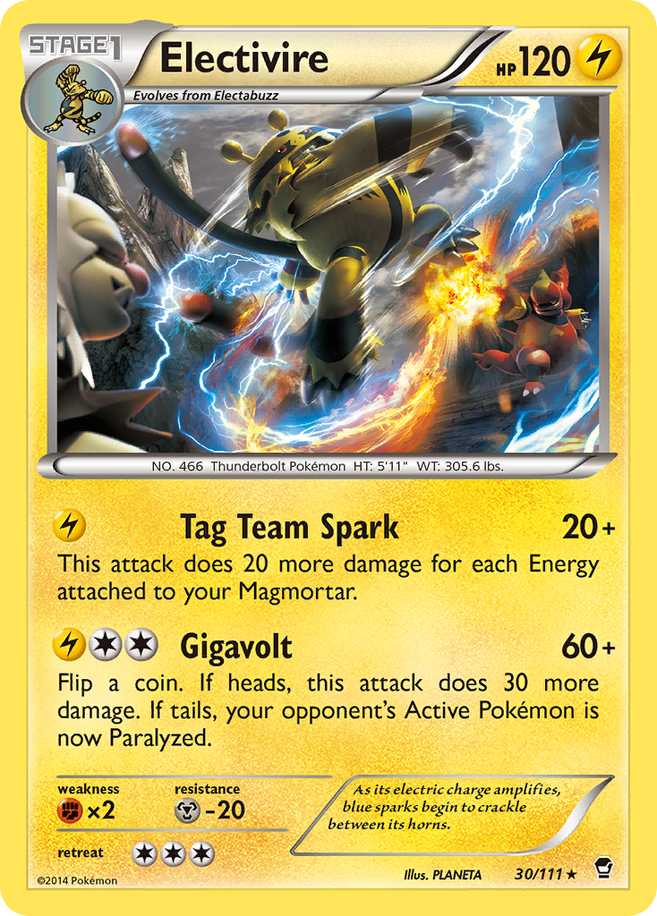Electivire (30/111) [XY: Furious Fists] | Odin's Place