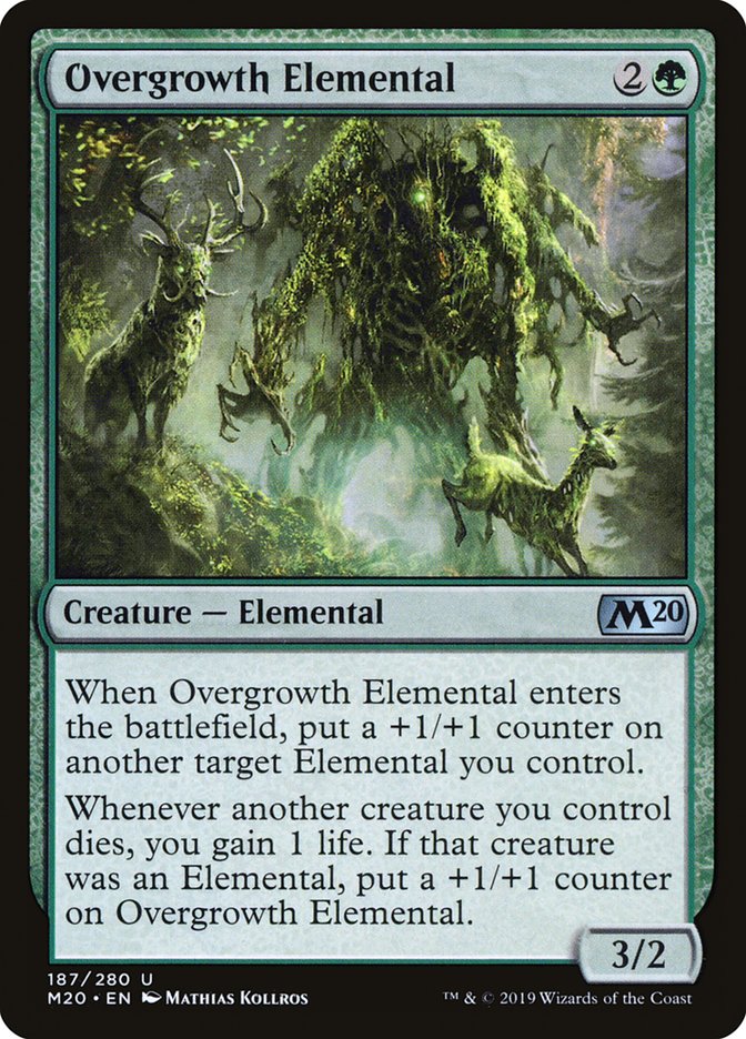 Overgrowth Elemental [Core Set 2020] | Odin's Place