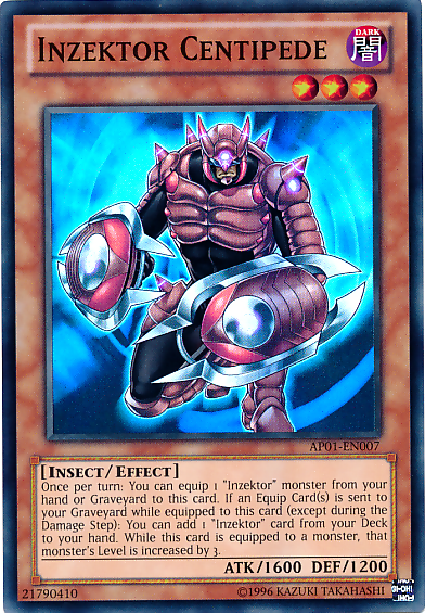 Inzektor Centipede [AP01-EN007] Super Rare | Odin's Place