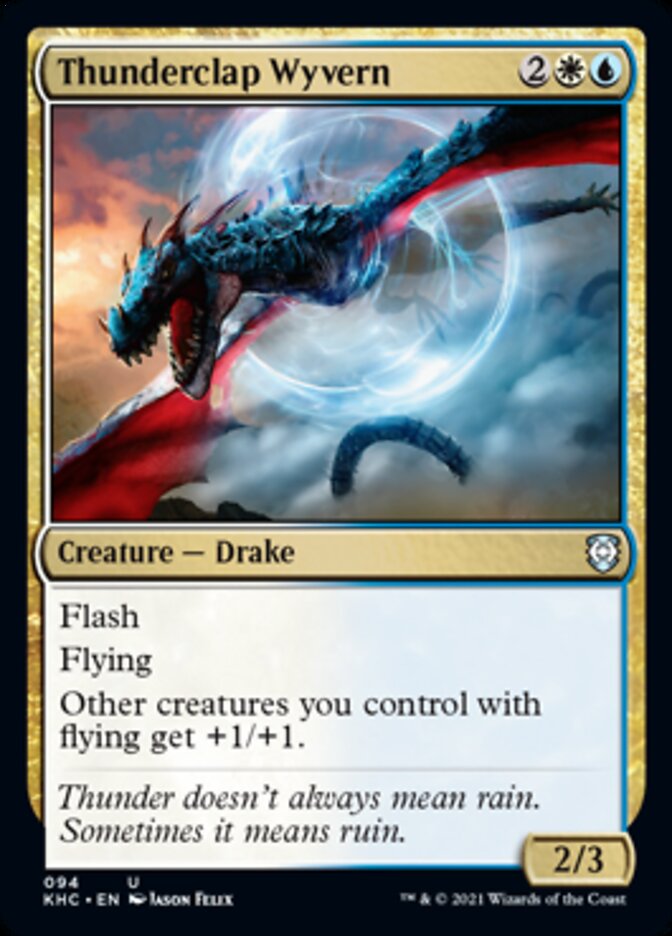 Thunderclap Wyvern [Kaldheim Commander] | Odin's Place
