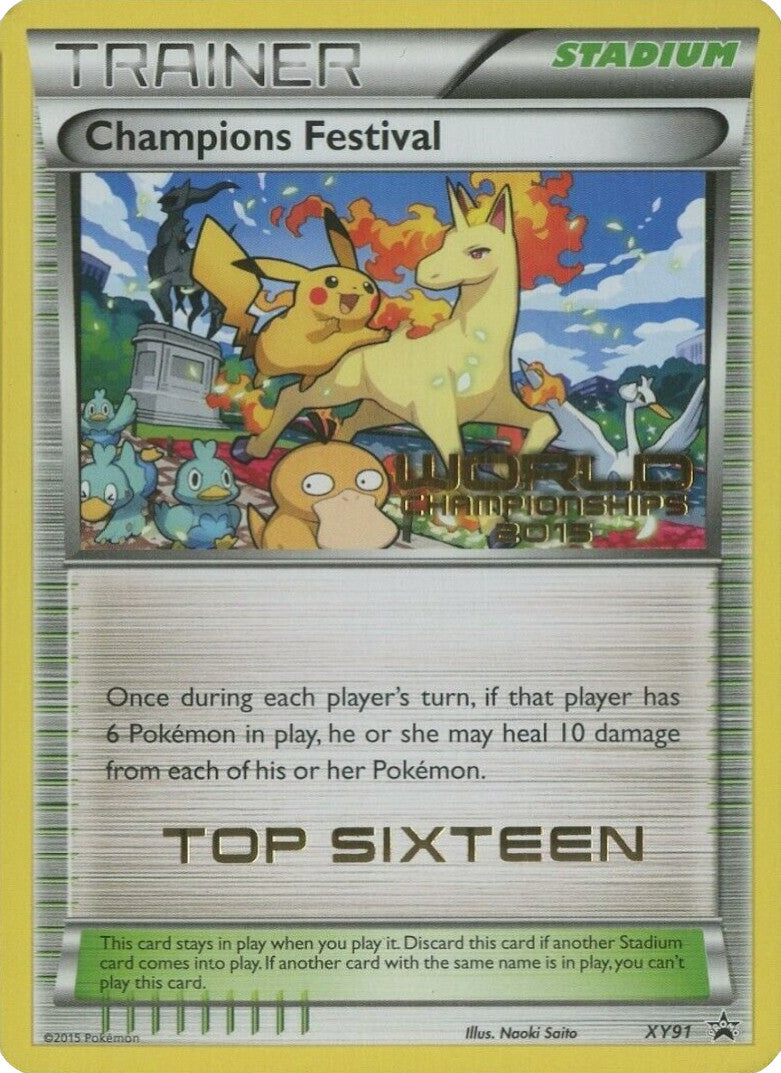 Champions Festival (XY91) (2015 Top Sixteen) [XY: Black Star Promos] | Odin's Place