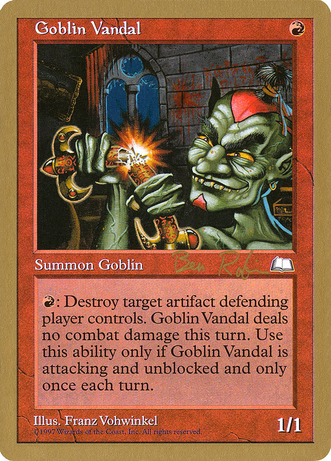 Goblin Vandal (Ben Rubin) [World Championship Decks 1998] | Odin's Place