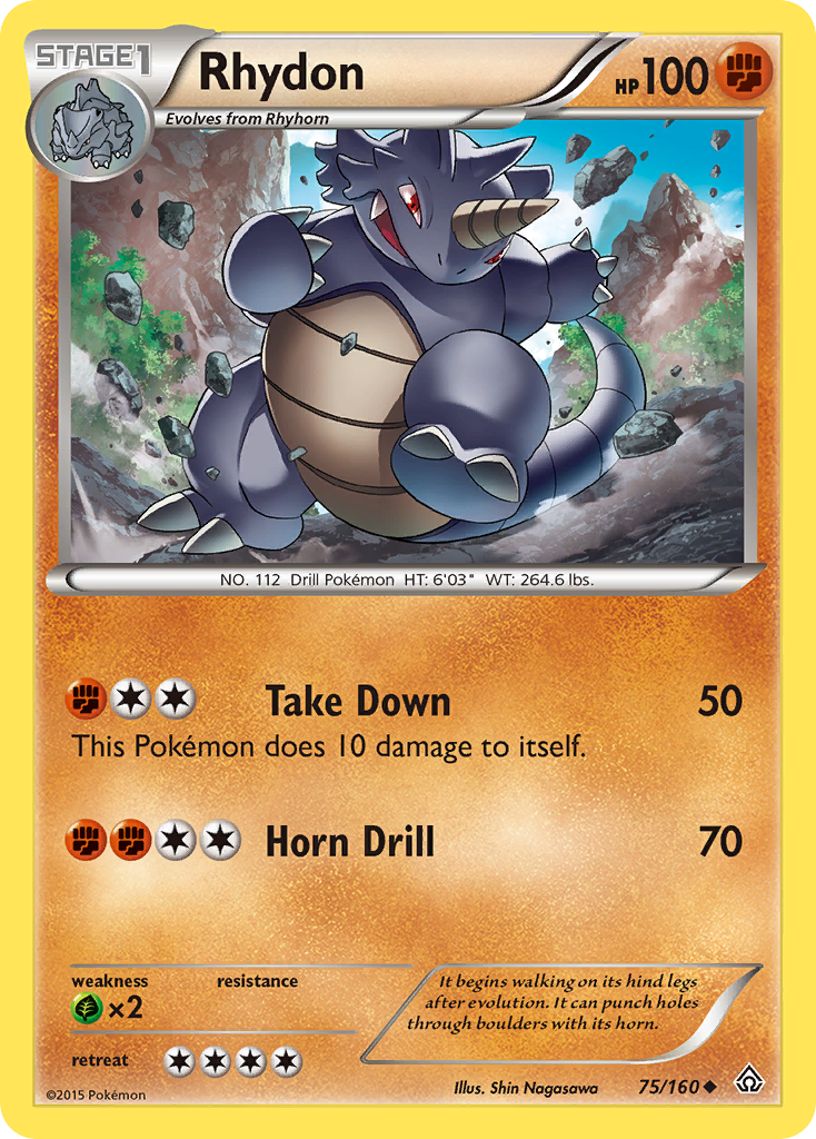 Rhydon (75/160) [XY: Primal Clash] | Odin's Place