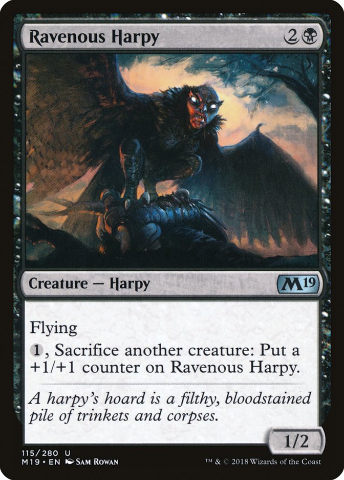 Ravenous Harpy (115) [Core Set 2019] | Odin's Place