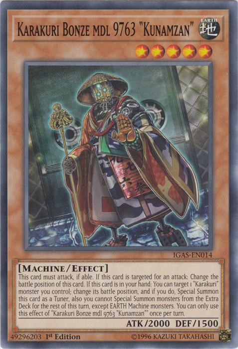 Karakuri Bonze mdl 9763 "Kunamzan" [IGAS-EN014] Common | Odin's Place