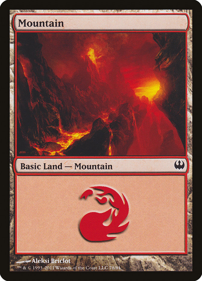 Mountain (78) [Duel Decks: Knights vs. Dragons] | Odin's Place