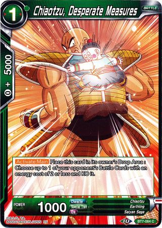 Chiaotzu, Desperate Measures (BT7-064) [Assault of the Saiyans] | Odin's Place