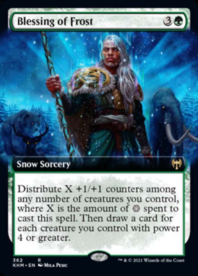 Blessing of Frost (Extended Art) [Kaldheim] | Odin's Place
