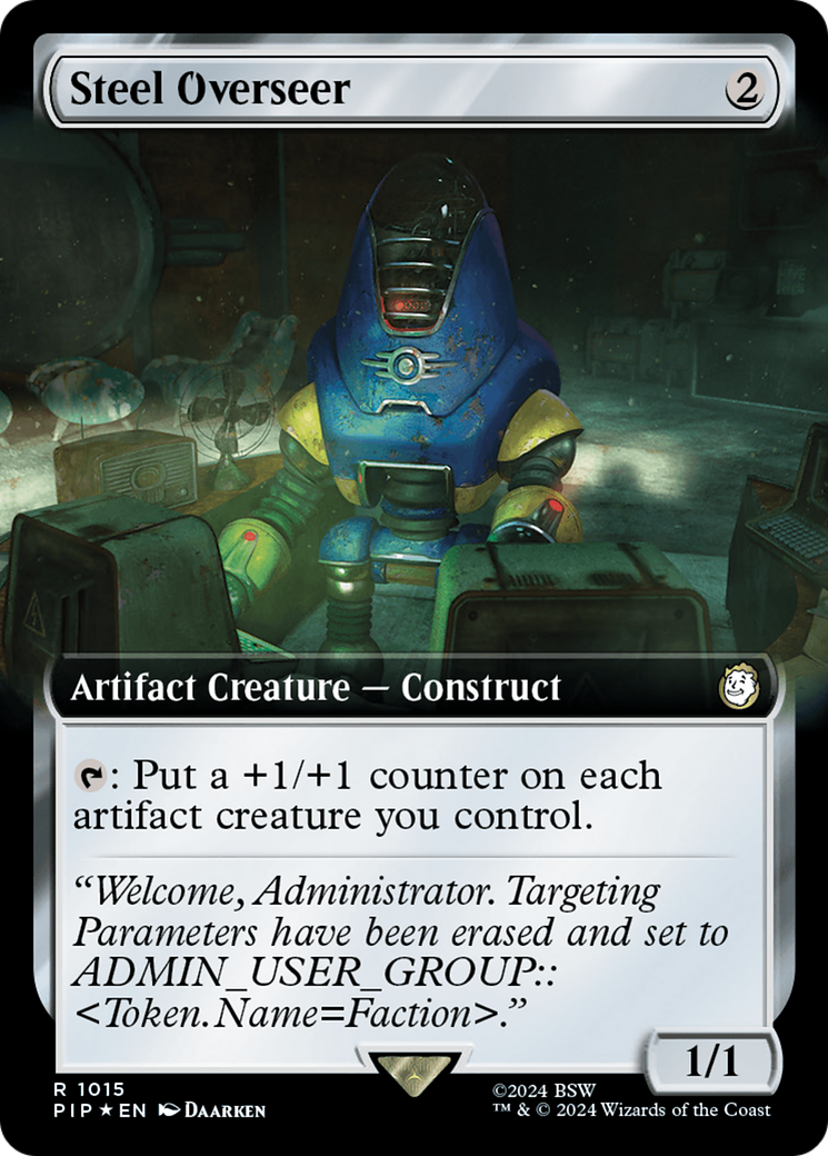 Steel Overseer (Extended Art) (Surge Foil) [Fallout] | Odin's Place