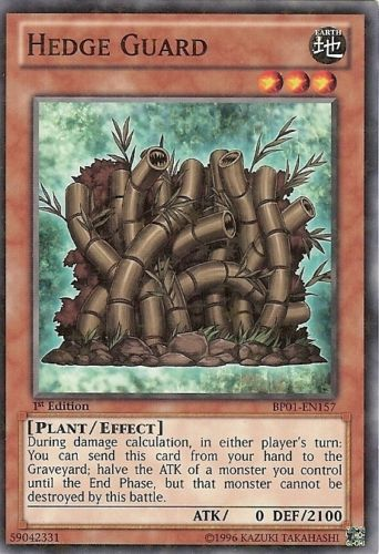 Hedge Guard [BP01-EN157] Starfoil Rare | Odin's Place