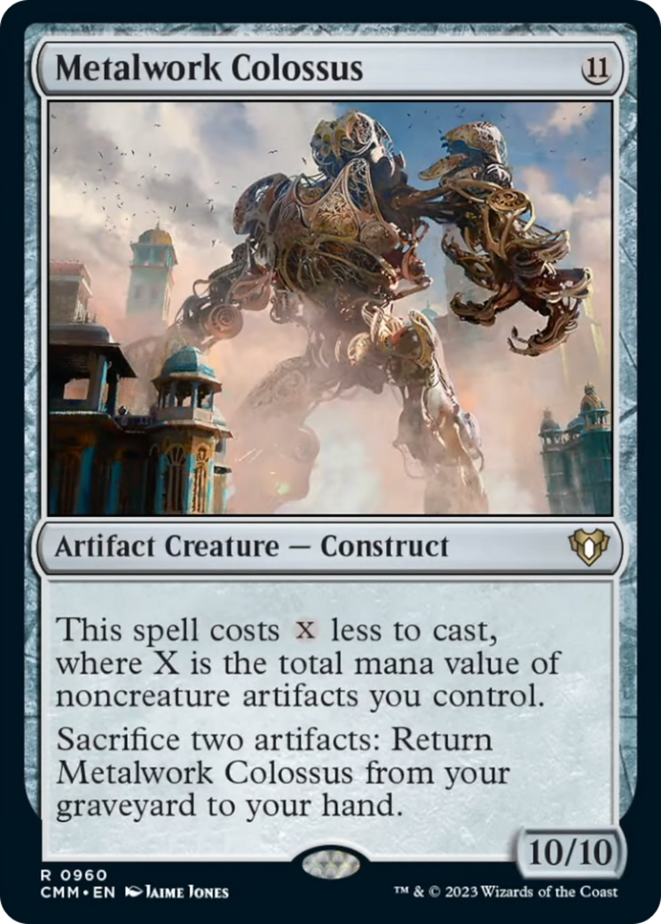 Metalwork Colossus [Commander Masters] | Odin's Place