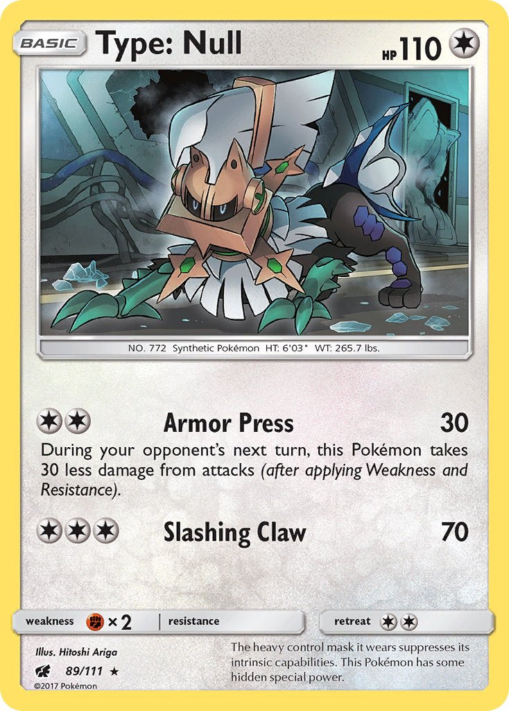 Type: Null (89/111) (Theme Deck Exclusive) [Sun & Moon: Crimson Invasion] | Odin's Place