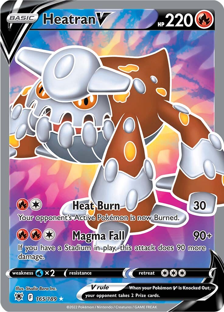 Heatran V (165/189) [Sword & Shield: Astral Radiance] | Odin's Place