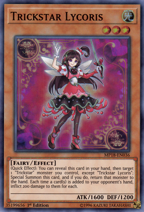 Trickstar Lycoris [MP18-EN036] Super Rare | Odin's Place