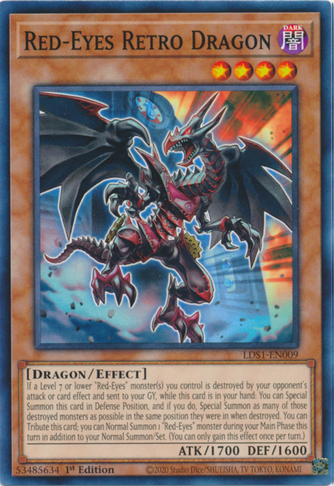 Red-Eyes Retro Dragon [LDS1-EN009] Common | Odin's Place