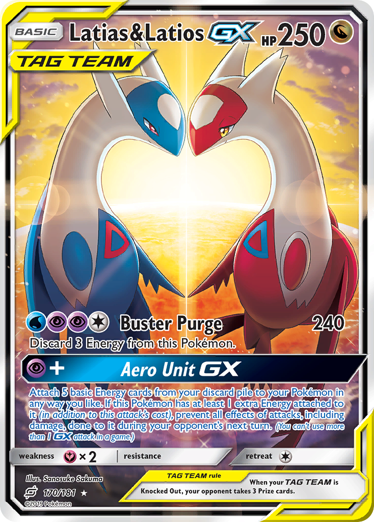 Latias & Latios GX (170/181) [Sun & Moon: Team Up] | Odin's Place