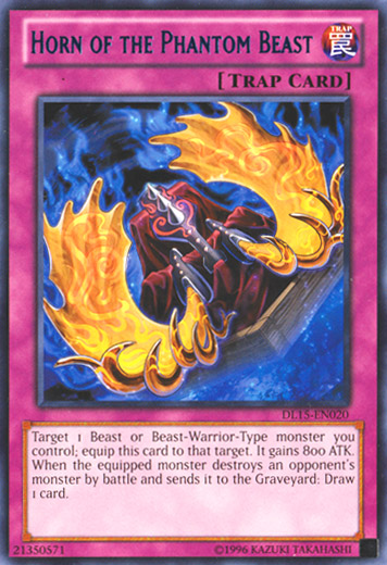 Horn of the Phantom Beast (Blue) [DL15-EN020] Rare | Odin's Place