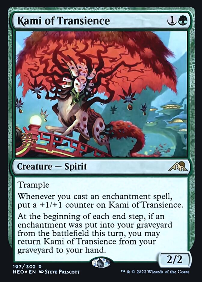 Kami of Transience [Kamigawa: Neon Dynasty Prerelease Promos] | Odin's Place
