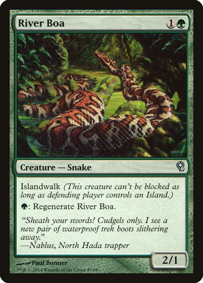 River Boa (49) [Duel Decks: Jace vs. Vraska] | Odin's Place