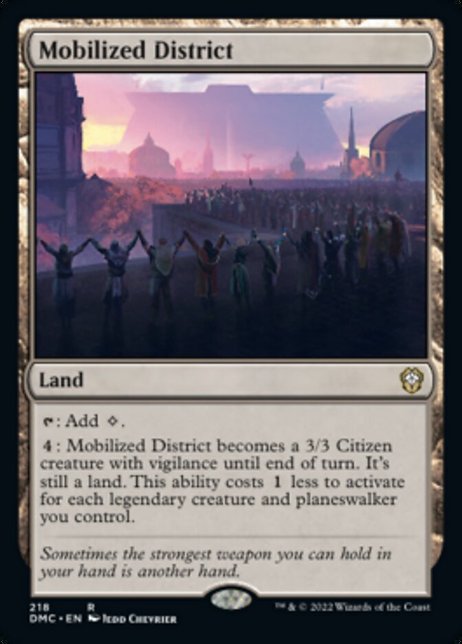 Mobilized District [Dominaria United Commander] | Odin's Place