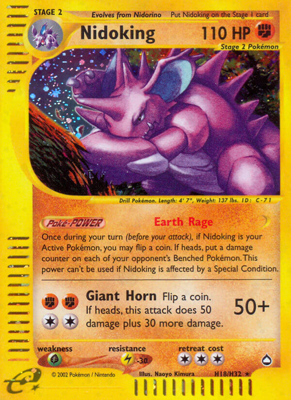 Nidoking (H18/H32) [Aquapolis] | Odin's Place