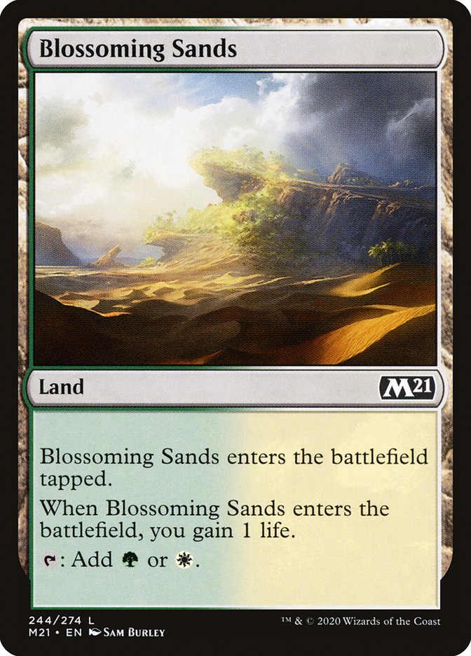 Blossoming Sands [Core Set 2021] | Odin's Place