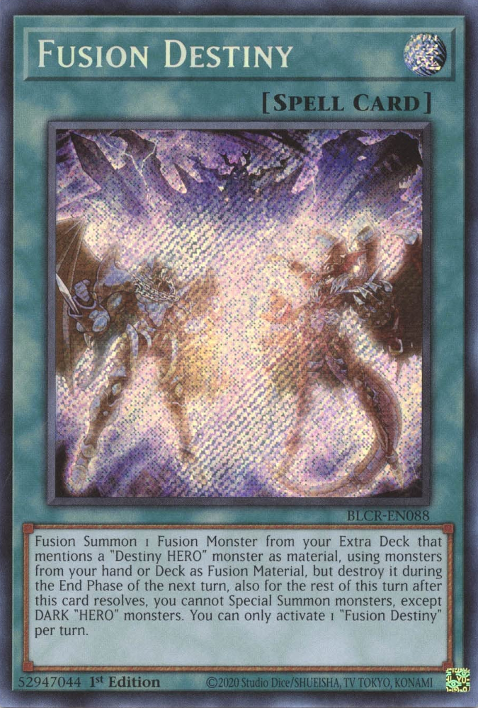 Fusion Destiny [BLCR-EN088] Secret Rare | Odin's Place