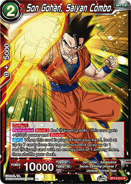 Son Gohan, Saiyan Combo (Rare) (BT13-015) [Supreme Rivalry] | Odin's Place