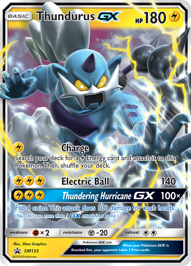 Thundurus GX (SM133) [Sun & Moon: Black Star Promos] | Odin's Place