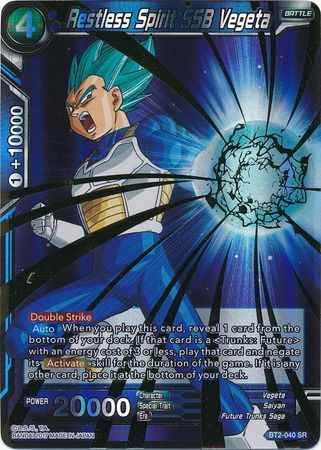 Restless Spirit SSB Vegeta (BT2-040) [Union Force] | Odin's Place