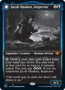 Jacob Hauken, Inspector // Hauken's Insight [Innistrad: Double Feature] | Odin's Place