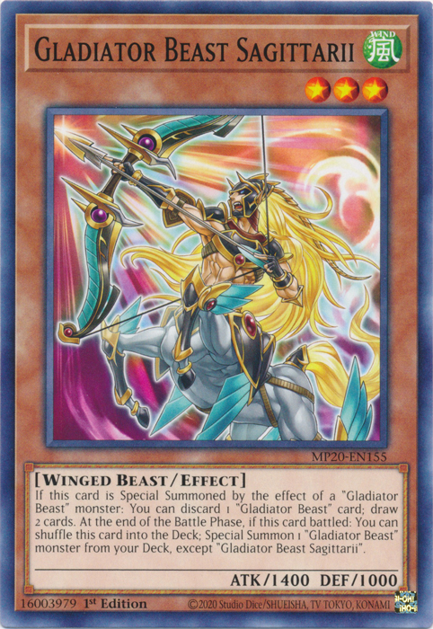 Gladiator Beast Sagittarii [MP20-EN155] Common | Odin's Place