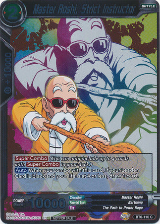 Master Roshi, Strict Instructor (Event Pack 4) (BT6-110) [Promotion Cards] | Odin's Place