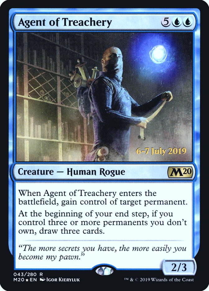 Agent of Treachery [Core Set 2020 Prerelease Promos] | Odin's Place