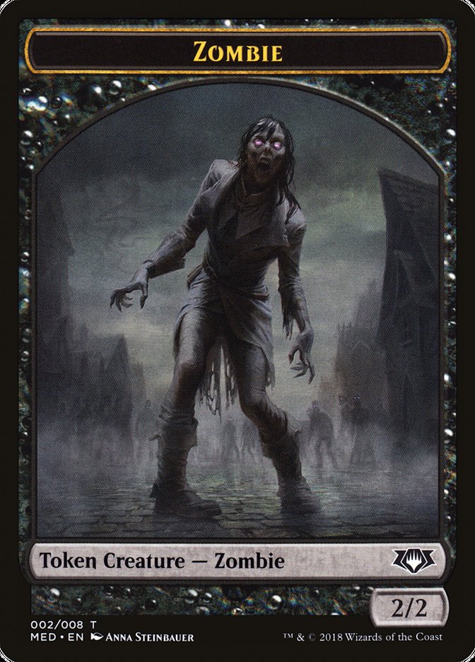 Zombie Token (2) [Mythic Edition Tokens] | Odin's Place