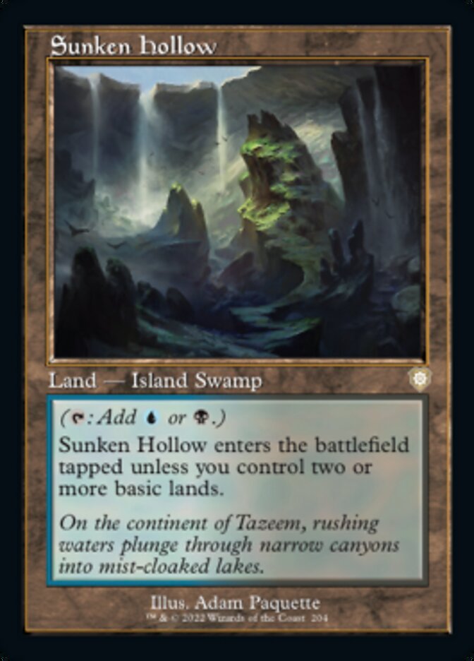 Sunken Hollow (Retro) [The Brothers' War Commander] | Odin's Place