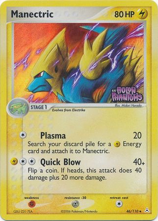 Manectric (46/110) (Stamped) [EX: Holon Phantoms] | Odin's Place