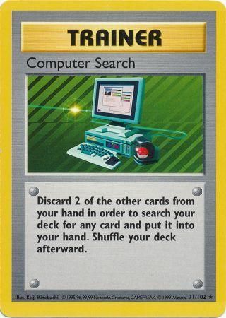 Computer Search (71/102) [Base Set Shadowless Unlimited] | Odin's Place