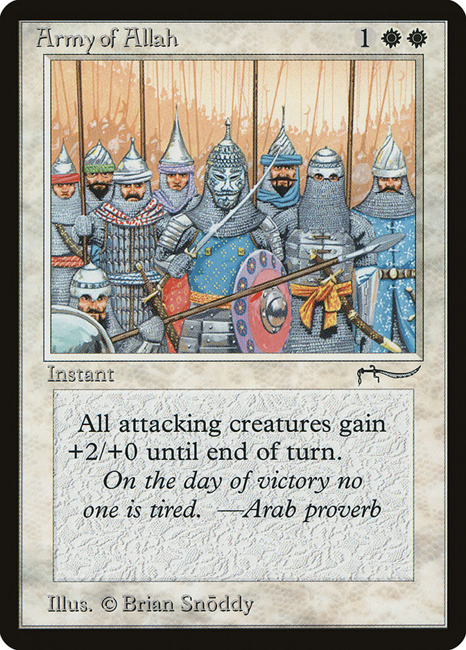 Army of Allah (Light Mana Cost) [Arabian Nights] | Odin's Place