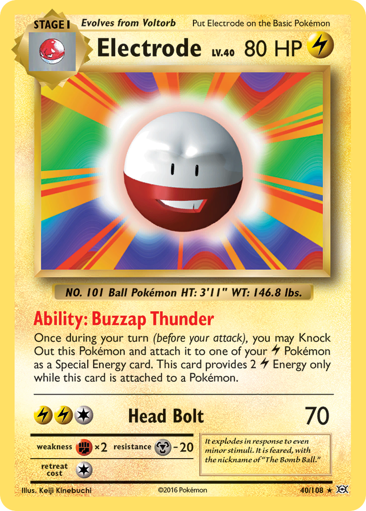 Electrode (40/108) [XY: Evolutions] | Odin's Place