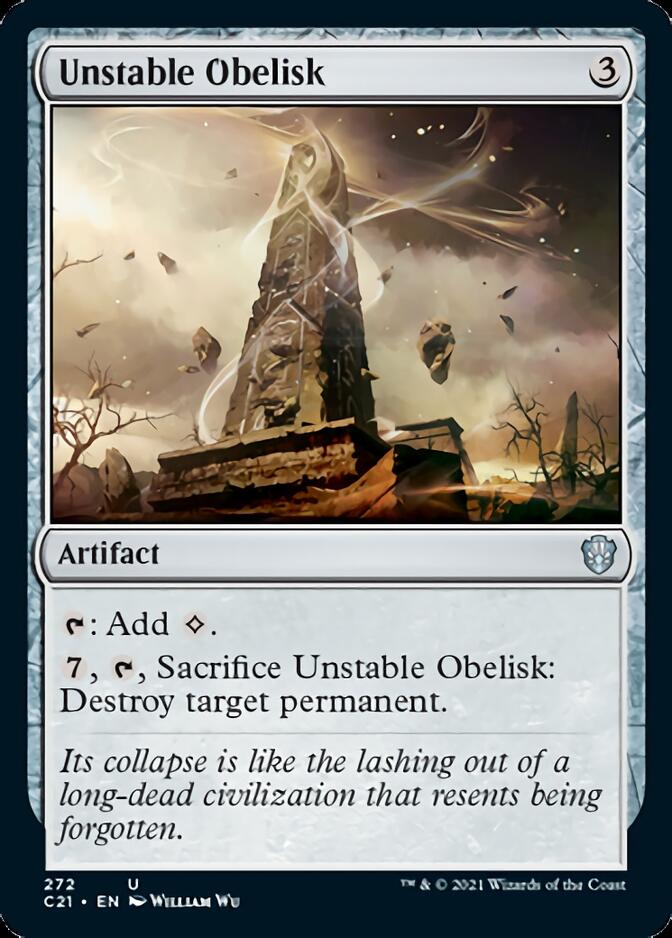Unstable Obelisk [Commander 2021] | Odin's Place