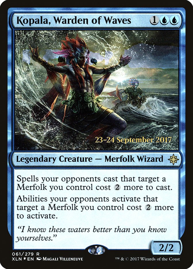 Kopala, Warden of Waves (61) [Ixalan Prerelease Promos] | Odin's Place