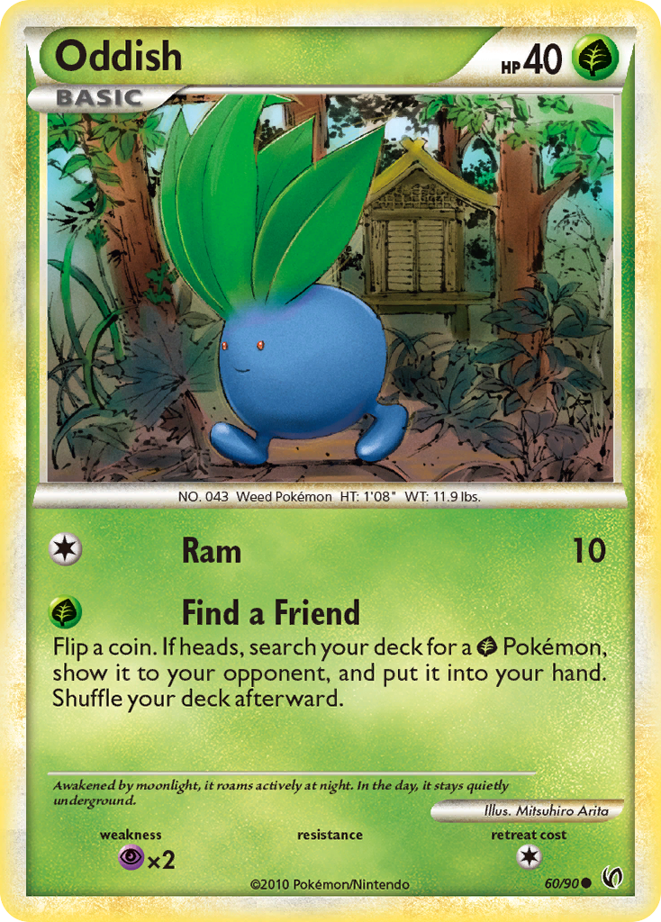 Oddish (60/90) [HeartGold & SoulSilver: Undaunted] | Odin's Place
